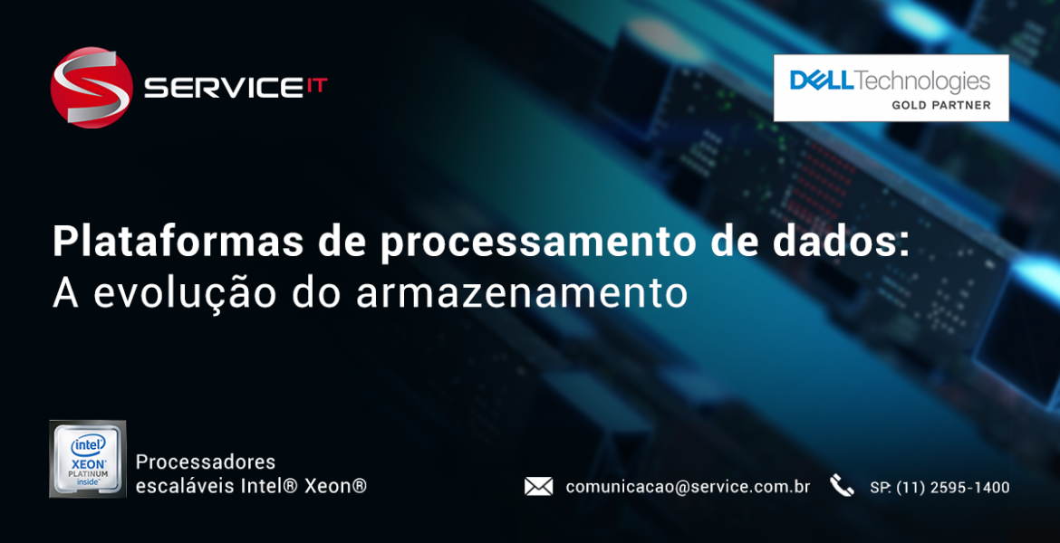 As tecnologias de armazenamento evoluem para uma plataforma de processamento de dados