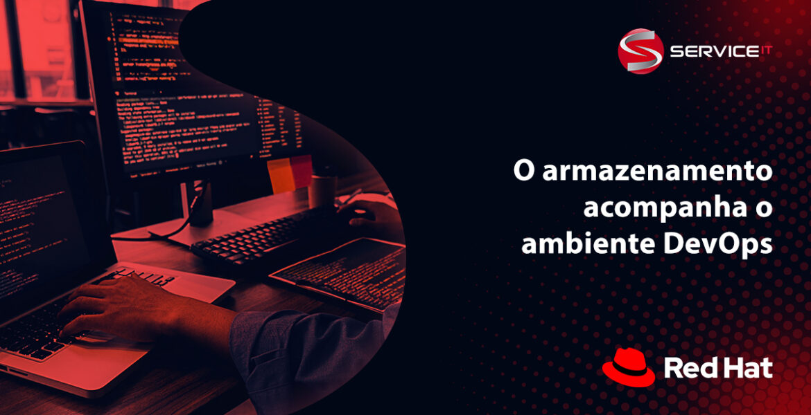 O armazenamento acompanha o ambiente DevOps