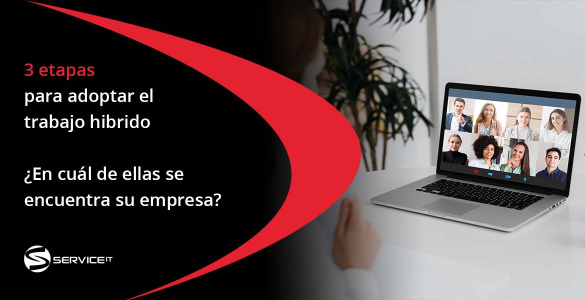 3 etapas para adoptar el trabajo hibrido – ¿En cuál de ellas se encuentra su empresa?