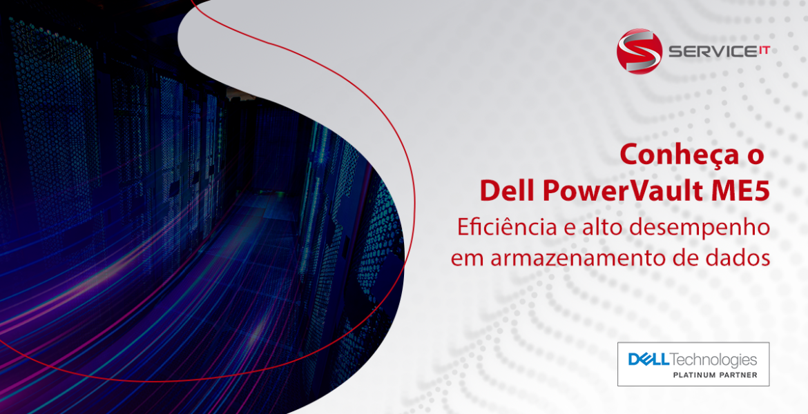 Dell PowerVault ME5 oferece alto desempenho em armazenamento de dados