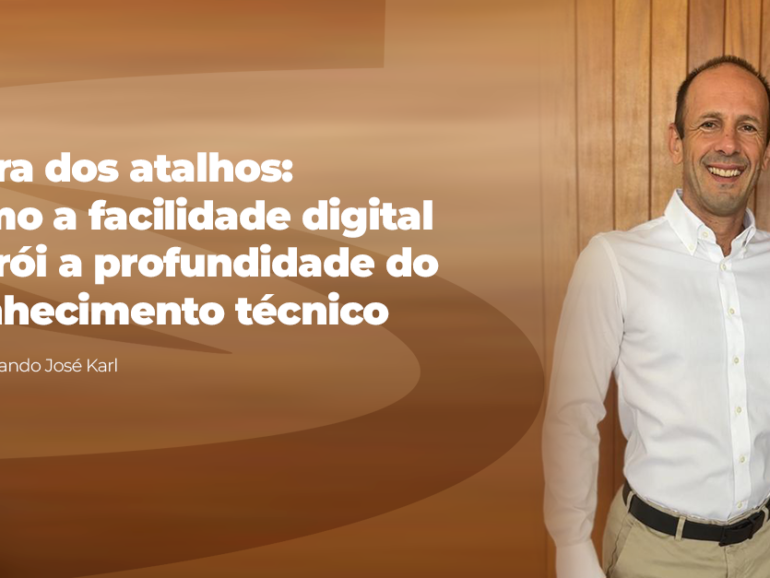 A era dos atalhos: como a facilidade digital corrói a profundidade do conhecimento técnico